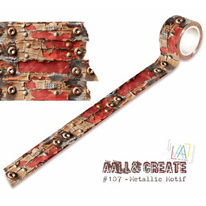 AALL & Create - #107 - Washi Tape - Metallic Motif