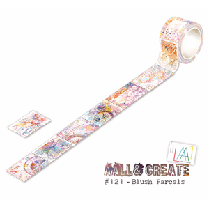 AALL & Create - #121 - 25mm x 5m Washi Tape - Blush Parcels