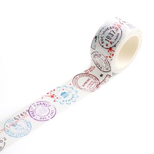 Washi tape #14 - Passport Stamps - AALL & CREATE