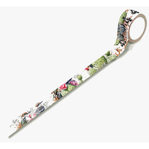 #69 - Washi Tape - Prickly Blooms