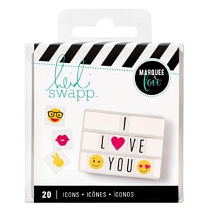 Icon Inserts - HS - LightBox - Emoji - 20 Piece