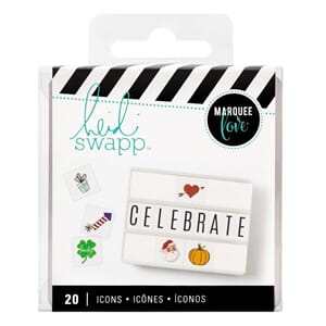 Icon Inserts - HS - LightBox - Holiday - 20 Piece