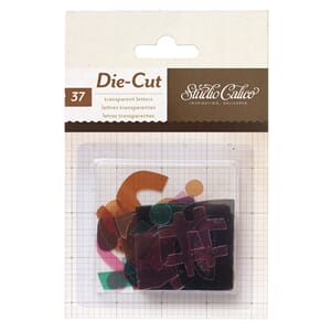 Embellishments - SC - Printshop - Transparent Alpha 37 pc