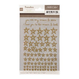 Rub-Ons - SC - Printshop - Stars - Gold