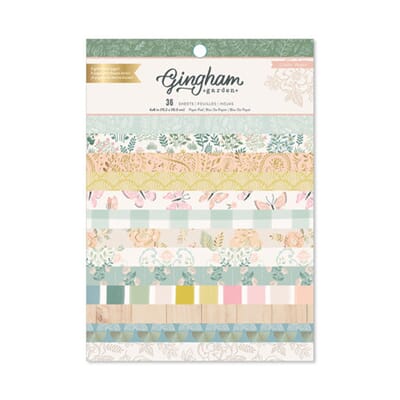 "American Crafts Crate Paper Gingham Garden 6x8 Inch Paper P AC34014010.jpg