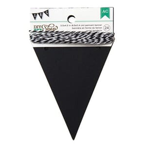 Banners -  AC - DIY Shop - 3.5x4.5 Pennant Chalkboard -