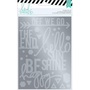 Foil Sticker Kits - HS - Wanderlust - Sentiments - Silver 2