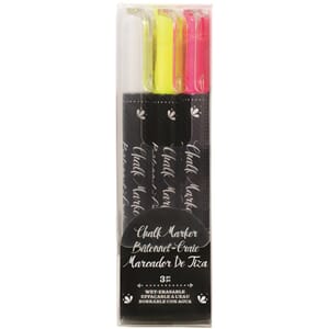Erasable Chalk Markers - AC - Three Pack - Multi