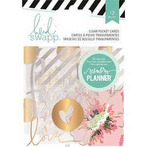 Embellishments - HS - Hello Beautiful - Pocket Cards - Clear