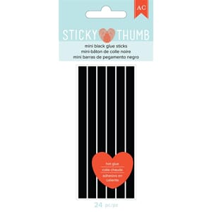 Glue Gun - AC - Sticky Thumb - Mini Glue Sticks - Black 24