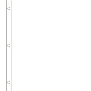 Page Protectors - 8x10 - Vertical - 12 pack