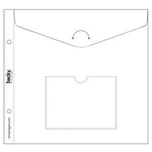 Project Life - Album - 8 x 8 - Envelope Page 2 Piece