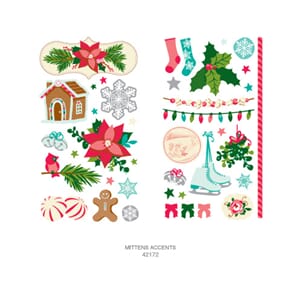 ReMarks - Dear Lizzy Christmas - Mittens - Accents-