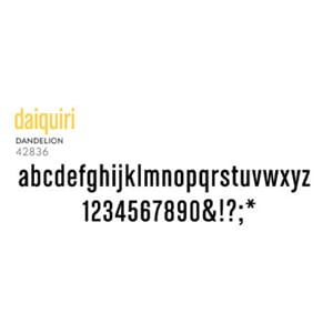 Thickers Vinyl - Daiquiri - dandelion