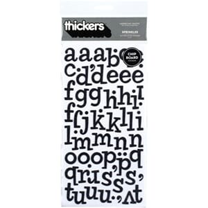 Thickers Sprinkles Glitter Black