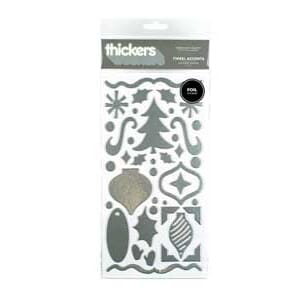 Thickers Puffy - Tinsel Accents Silver