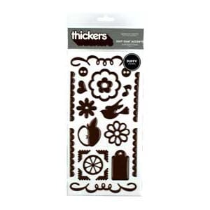 Thickers Puffy - Chit Chat Accents Chestnut