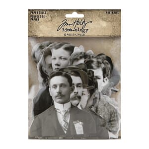 "Idea-ology Tim Holtz Paper Dolls Portraits (TH94233)
Tim Ho