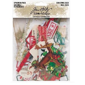 Idea-ology Tim Holtz Ephemera Pack / Christmas 2023 (TH94347