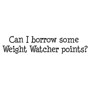 Weight watcher pts