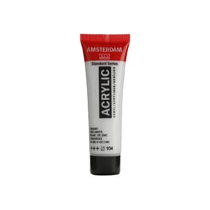 Amsterdam Standard 120ml, 104 Zink white
