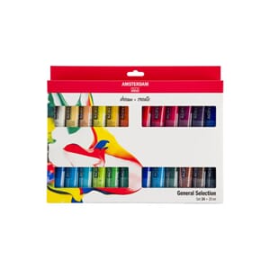 Amsterdam Standard 20ml, sett med 24 farger