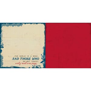 12x12 paper - Roam - Two-sided heavy-weight textured cardsto