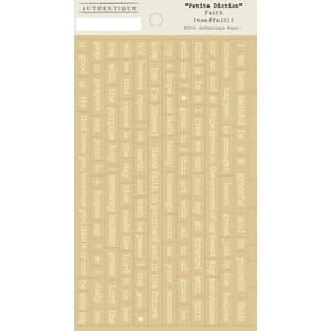 Faith - Petite Diction Sticker