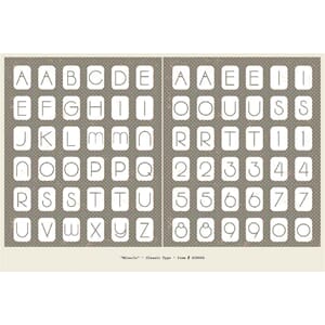 Miracle Classic type Stickers 6x8