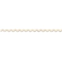 bazzill bånd, Cream Rick Rack 1,5mm -  50% RABATT