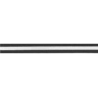 bazzill bånd, Black Stripe 9,5mm -  50% RABATT