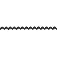 bazzill bånd, Black Rick Rack 1,5mm -  50% RABATT