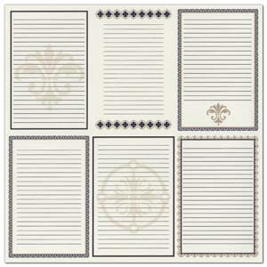 Heritage Notecards Vertical -  50% RABATT