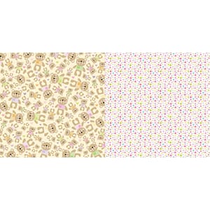 ""Sweet Baby Girl - 12x12"""" - Mrs Teddy - 25 ark""