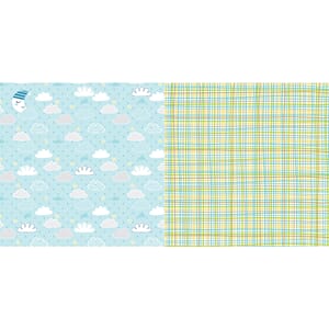 ""Cute Baby Boy - 12x12"""" - Barely a Wink - 25 ark""