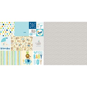 ""Cute Baby Boy - 12x12"""" - Daily Details - 25 ark""