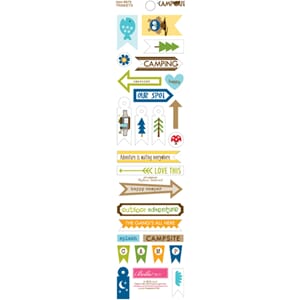 Campout - Trinkets Sticker - 12 ark