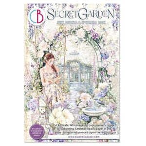 Ciao Bella Secret Garden A4 Junk Journal Ephemera Book (32pc