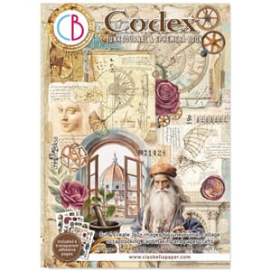 Ciao Bella Codex A4 Junk Journal Ephemera Book (32pcs) (CBB0
