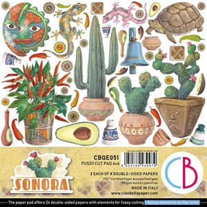 "Sonora Fussy Cut Pad 6""x6"" 24/Pkg"