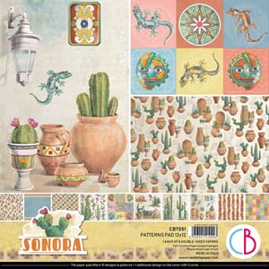 "Sonora Patterns Pad 12""x12"" 8/Pkg"
