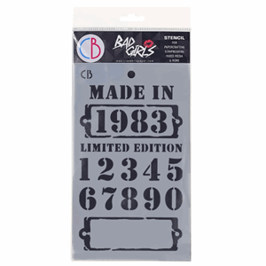 Texture Stencil 5x8 Limited Edition