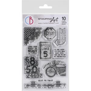 "Clear Stamp Set 4""x6"" Speed Limit"