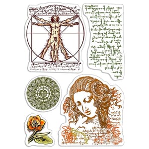 "Clear Stamp Set 4""x6"" Codex Leonardo"