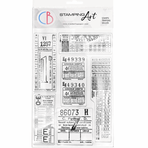 Clear Stamp Set 6""x8"" Tickets
