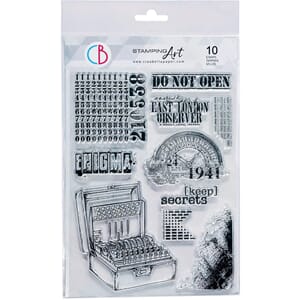 "Clear Stamp Set 6""x8"" Enigma"