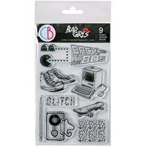 "Clear Stamp Set 4""x6"" 80s"