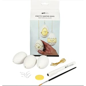 Fine påskeegg, vannfarger, en pakke