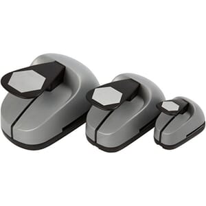 Sekskantpuncher i tre størrelser