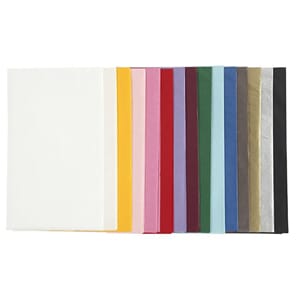 Silkepapir, ass. farger, 50x70 cm, 17 g